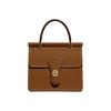 Willis 18 Lock Closure Leather Handbag Women Handbags Brown 89225-B4SIE