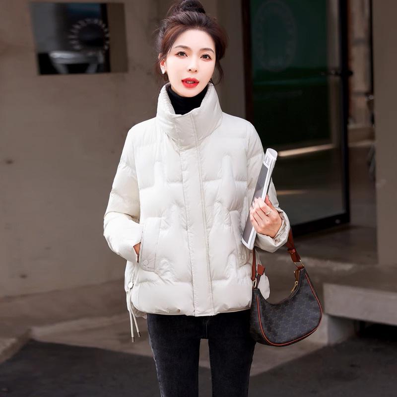 Down jacket women's new winter women's fashion small fragrant short small white duck down medium thick coat