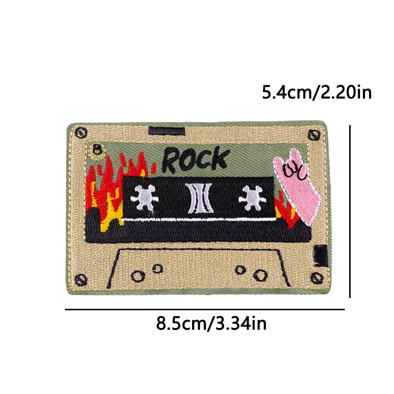 Japanese Cartoon Style Embroidery Patch Iron On Patches For Clothing Stickers Cherry Blossoms Fusible/Sewing Decorate Applique