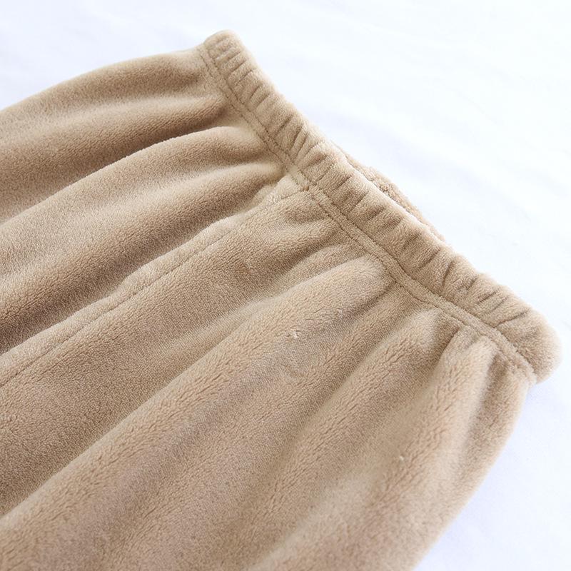 Cozy Autumn/Winter Fleece Pajama Set for Couples – Warm, Loose, and Suitable for Outdoor Wear