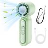 Handheld Fan With Cooling Plate/Mini Fan Electric Strong Wind Adjustable Appliance Electric Fan Handheld Air Blower Portable Fan