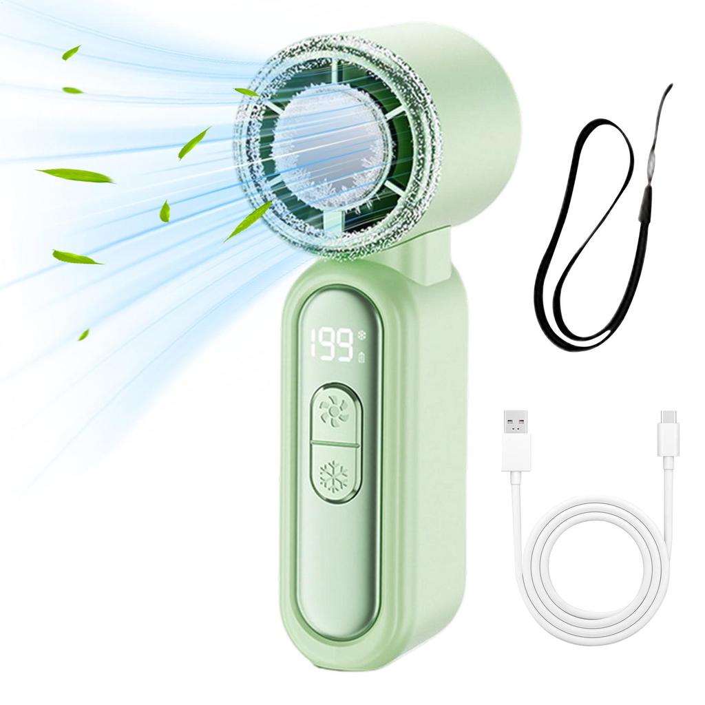 Handheld Fan With Cooling Plate/Mini Fan Electric Strong Wind Adjustable Appliance Electric Fan Handheld Air Blower Portable Fan