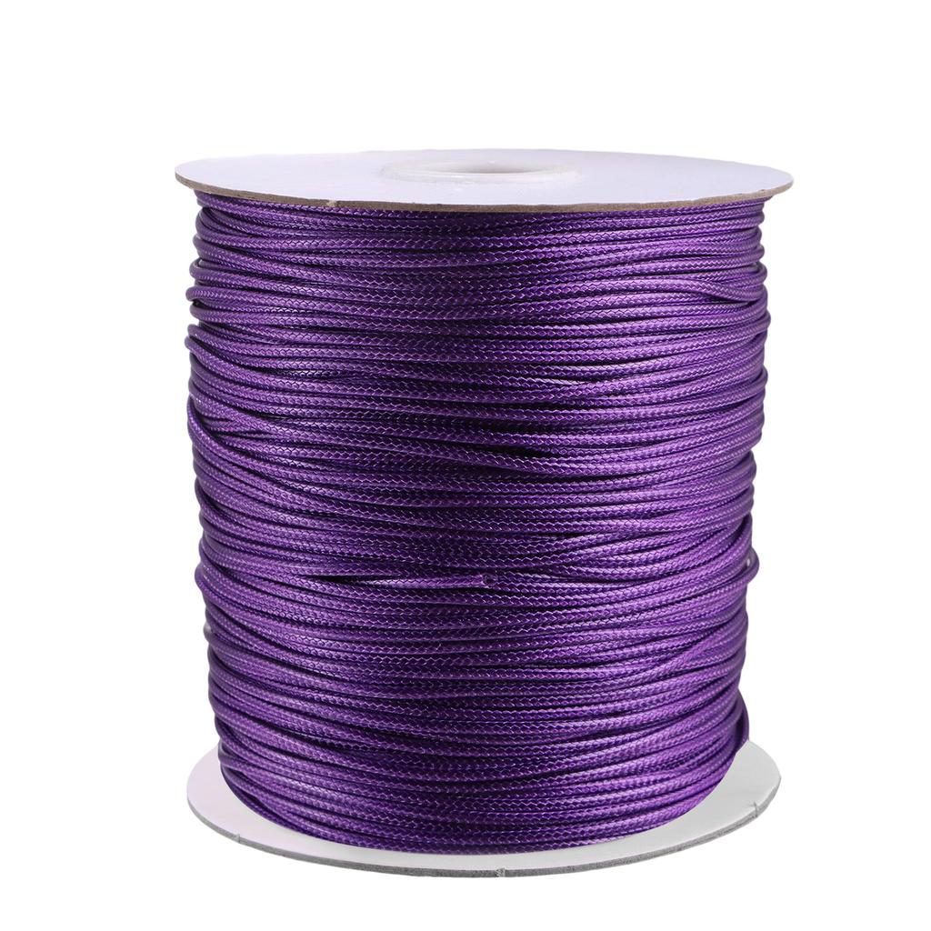 0,5mm-3mm Wachsfaden mehrfarbige Halskettenseil Wachsseil handgefertigt DIY Armband Materialseil