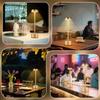 Table Lamp - NETTLIFE - USB-C Rechargeable Model - Dimmable - Wireless - Metal Gold