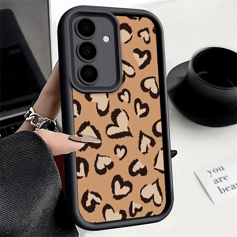 Phone Case for Samsung Galaxy A17 A16 A15 A14 A13 Leopard Print Trend Desgin A56 A36 A26 A55 A35 A25 A54 A34 A24 A53 A33 A23 A07