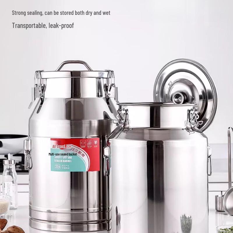 Barril selado Sule de 15 litros em aço inoxidável de qualidade alimentar