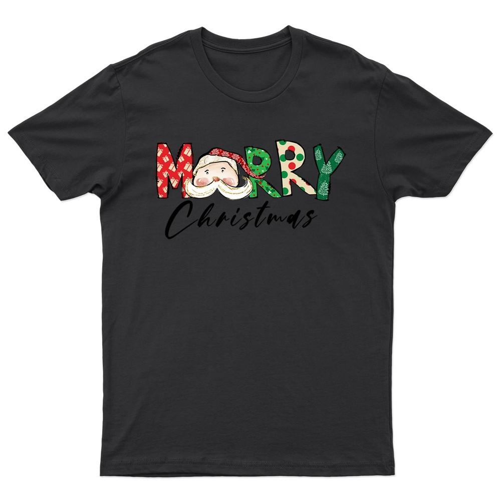 Merry Christmas Santa Claus TShirt Unisex Gift Retro Funny Unisexs Vintage