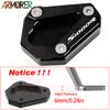 S1000R Kickstand Side Stand Enlarge Pad Motorcycle Accessories For BMW S1000RR M1000RR S 1000RR M 1000RR S 1000R S1000 R RR