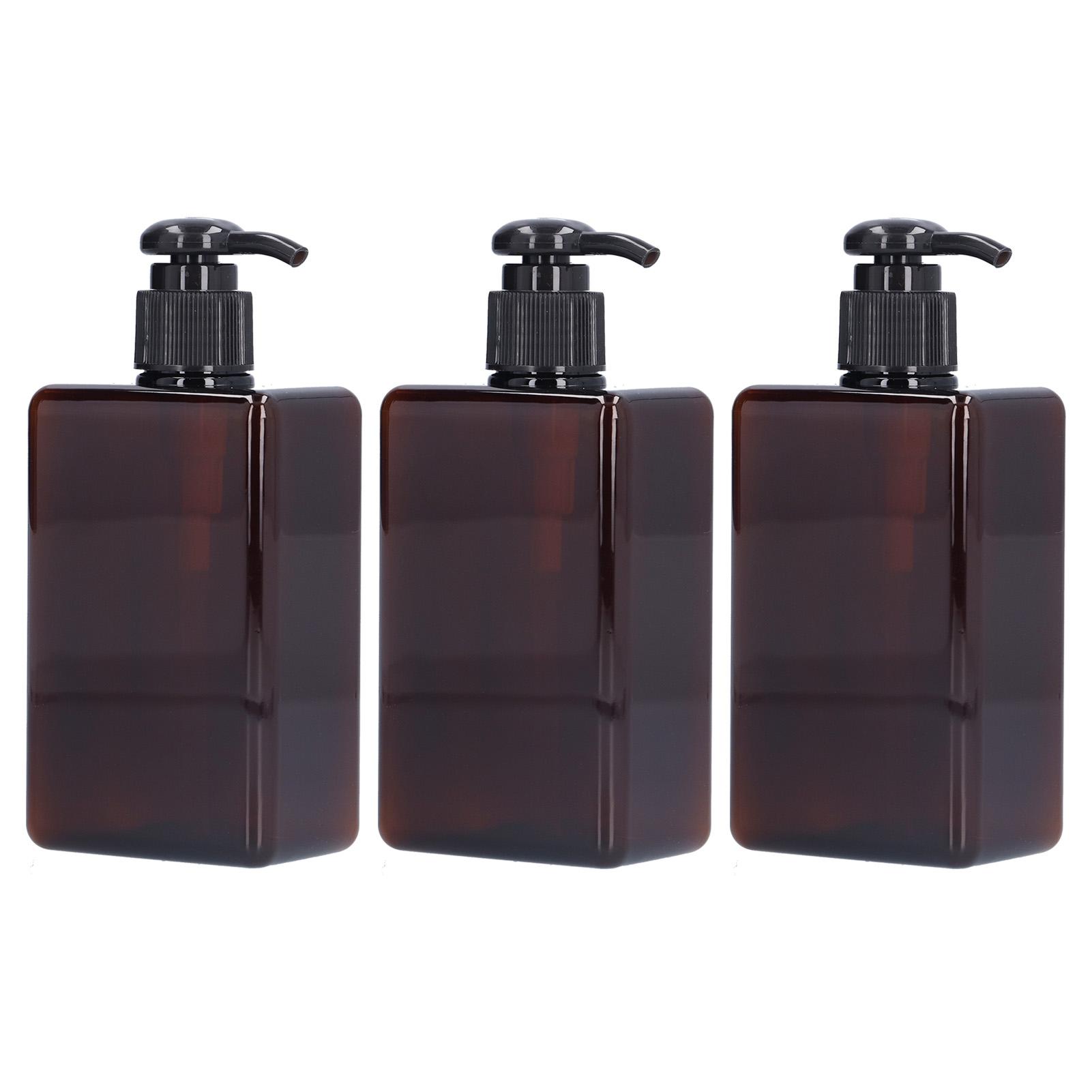 

3PCS 280ml Pump Bottle Empty Liquid Hand Soap Container Plastic Press Bottle for Travel Use