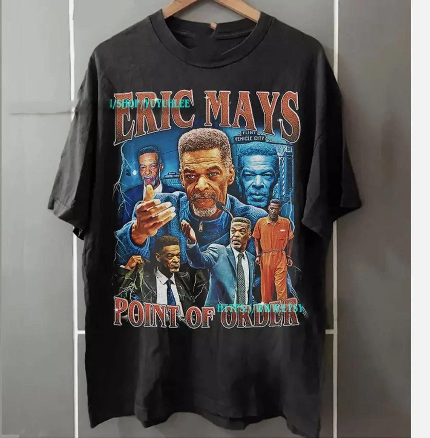 Eric Mays 90s Bootleg 100% Cotton T-shirt Mens Tees Top, Eric Mays point of order Graphic Tee 4XL