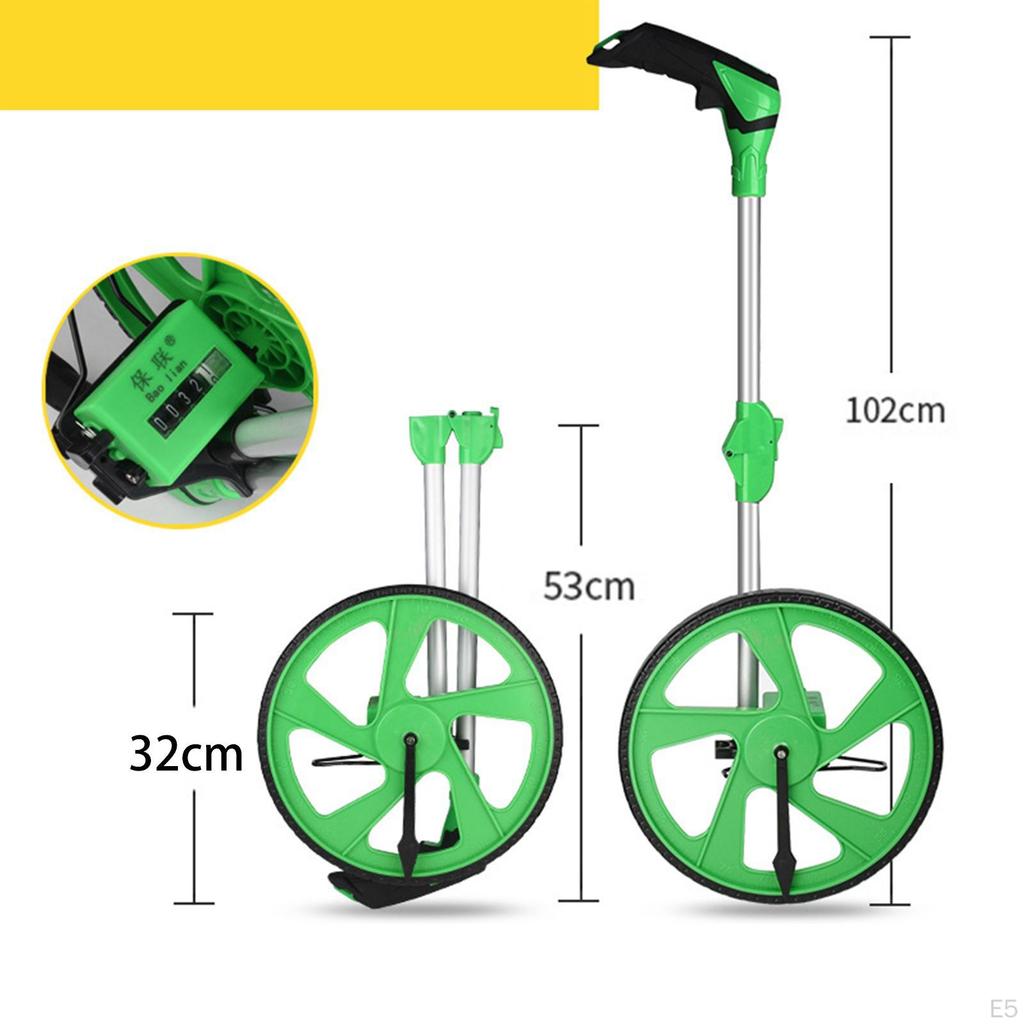 Compact Distance Measuring Wheel for Outdoor Adventures