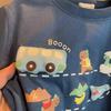 2025 3D Dinosaur Panda Rice Ball Japanese Style Summer Trendy Short-Sleeve T-Shirt for Men, Women, and Kids