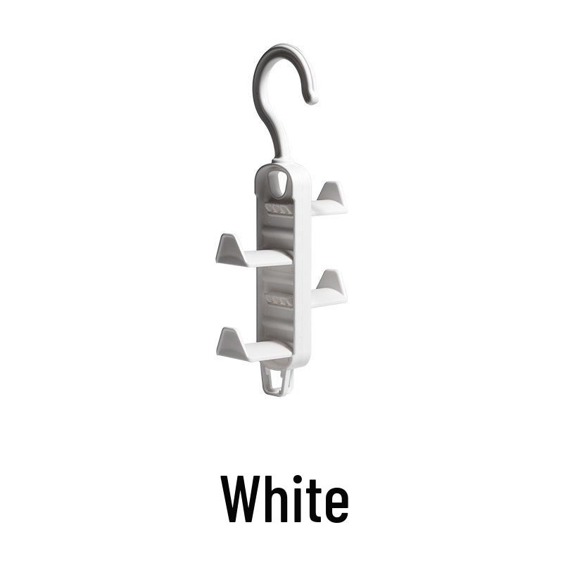 

Multifunctional Belt & Bag Hook: Storage, Drying Rack, Hat & Scarf Hanger белый