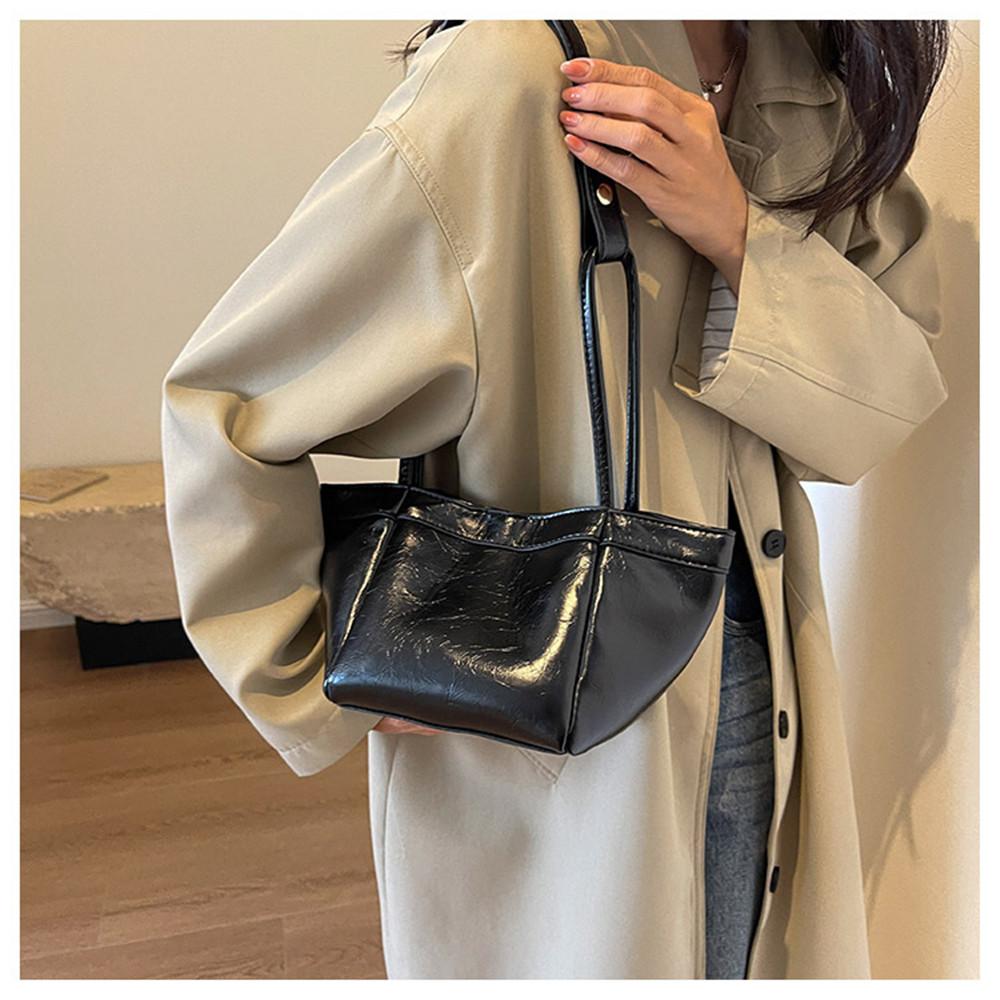 Silberne Mini-Umhängetasche für Damen Mode Handtasche Kurzer Obergriff Party Tragetasche für Damen Unterarmtasche