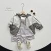 Kids' Colorblock Sun Protection Jacket - Summer Hooded Coat for Boys & Girls, Korean Style