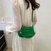 Chic Pu Leather Shoulder Bag New Design Vintage Style For Street Fashion