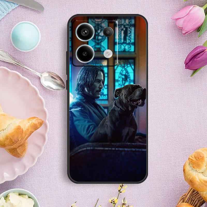 

John Wick Keanu Reeves Case For Xiaomi Redmi Note 12 11 9 10 13 Pro Plus 9S 10S 11S 12S Redmi 12 10 C 9C 13C Cover Redmi Note 12 5G