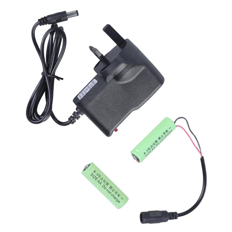 

3V АА Батарейні Елімінатори 100-240В Кабель живлення Замінює 2 Шт. 1.5V АА Батарейний Кабель для Світлодіодного Світла Електронної Іграшки