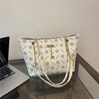 Beautiful Large Capacity Bag for Women New Casual Korean Style Fashionable Shoulder Bag Temperament Underarm Tote Bag