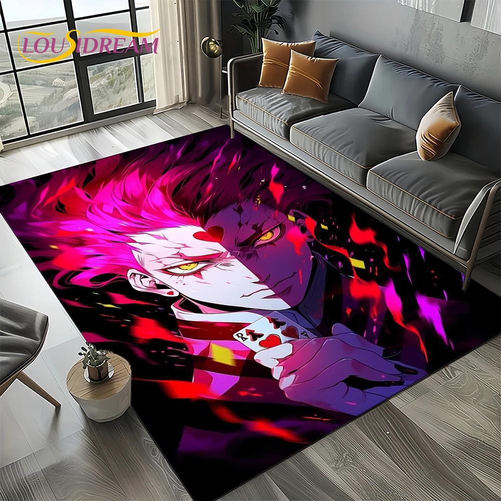 HxH Anime Hunter×Hunter Kreslený Koberec do Ložnice Obývacího Pokoj Domácí Dekorace na Pohovku, Dětská Velká Podlahová Rohožka Dárek