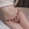 Briefs Panties Lady Stretch Breathable Butterfly Embroidered