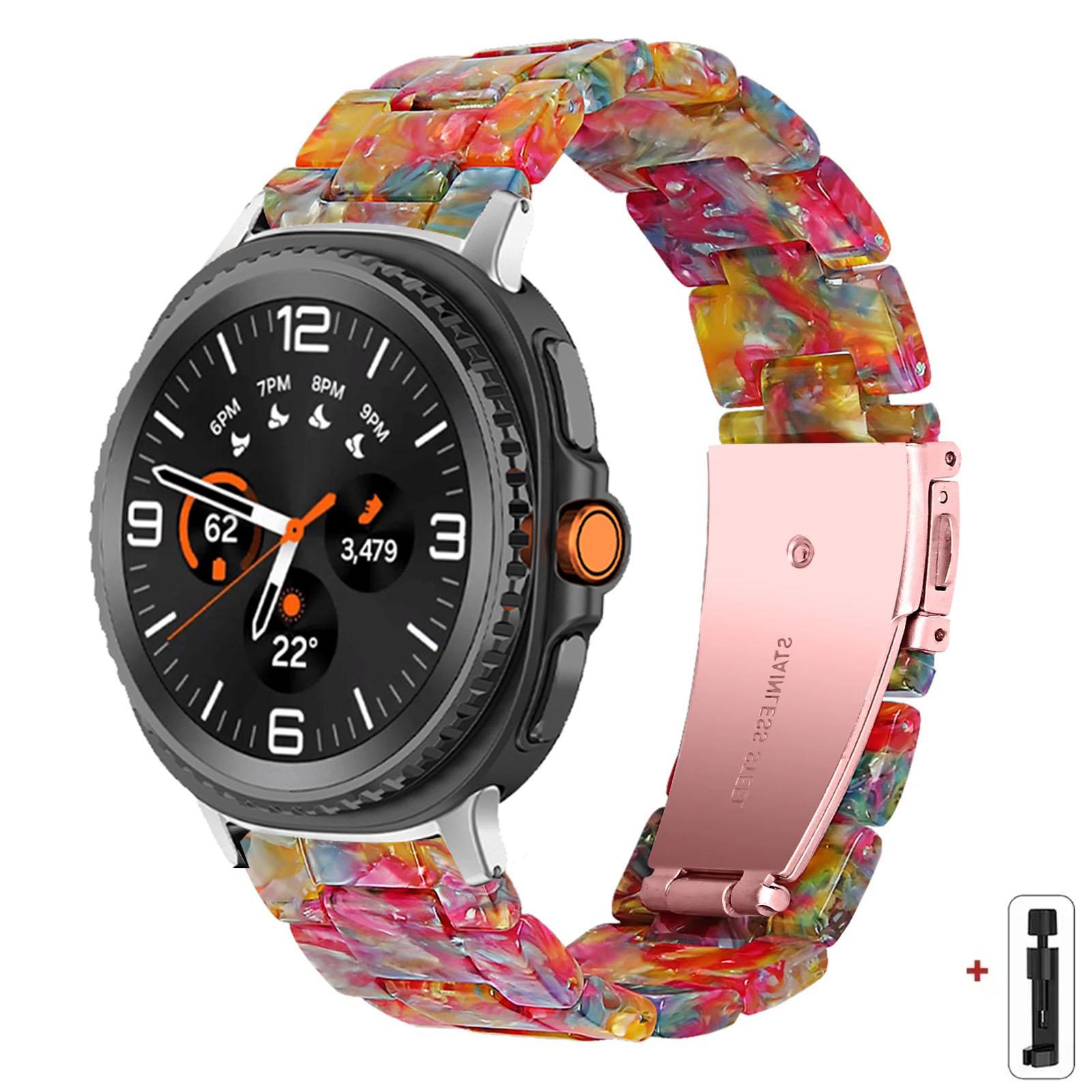 

Resin Band for Samsung Galaxy Watch 8 40 44MM/8Classic 46mmTransparent Strap Women Bracelet for galaxy Ultra 2025/7 47mm Correa for galaxy ultra2025