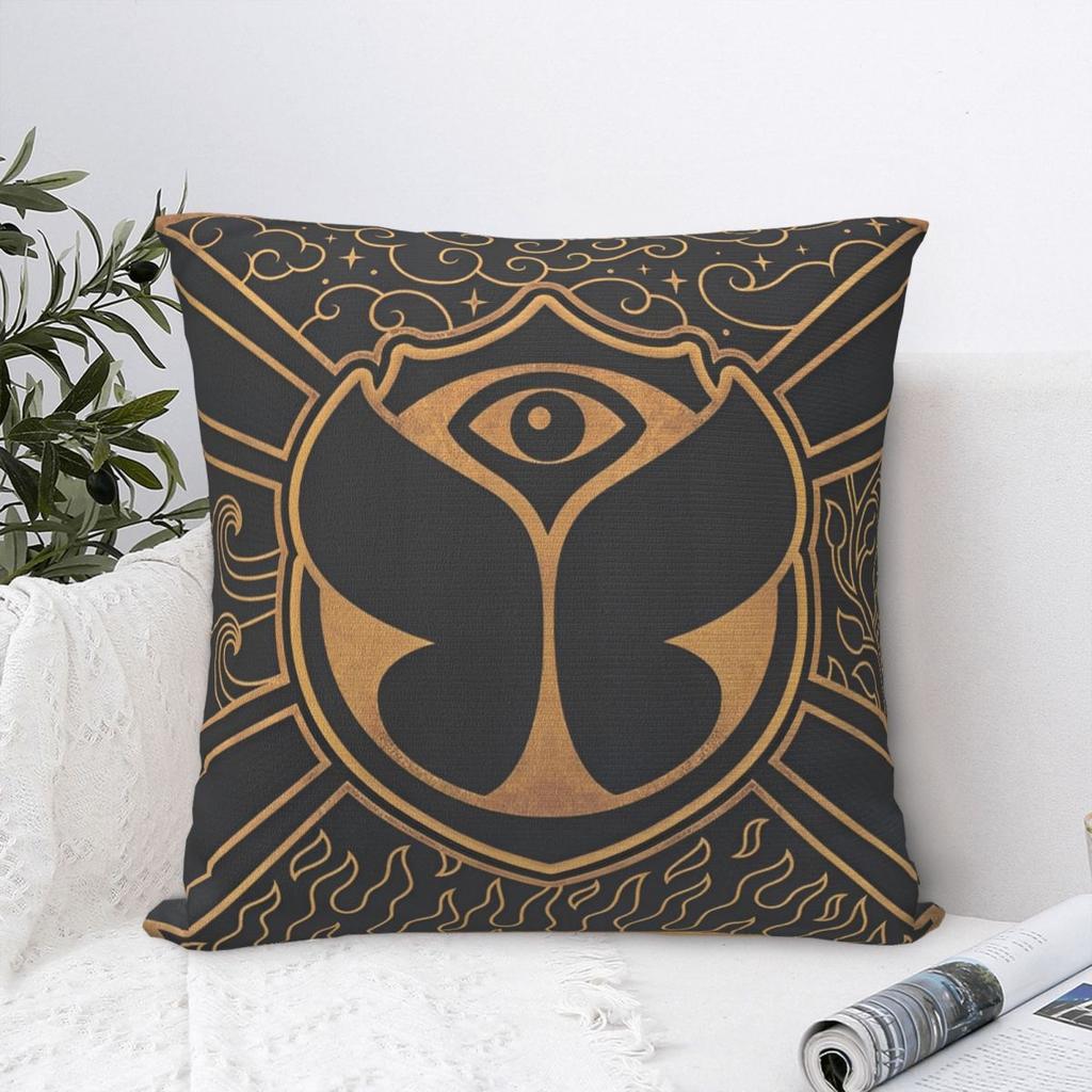 Tomorrowlandd Music Festival Pillowcases Polyester Home Cushion Case Cute Decor Throw Pillow Case 45*45
