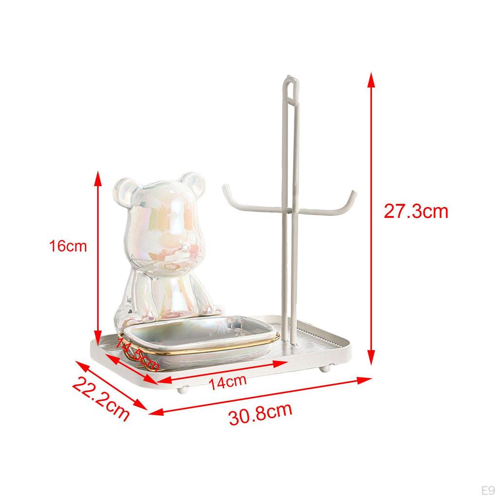 Animal Sculpture Storage Tray Tabletop Sundries Container Fruit