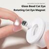Nail Polish Rotating Cat Eye Nail Magnet Wide Light Glass Bead Effect Multifunctional Strong Automatic Nail Art Magnetic Gel 1pc