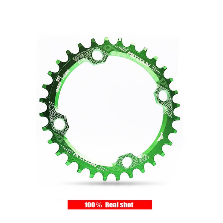 Mountain Bike 104BCD Positive and Negative Tooth Plate Plate Tooth Plate 32T 34T 36T 38T Elliptical Single Speed Sprocket Plate