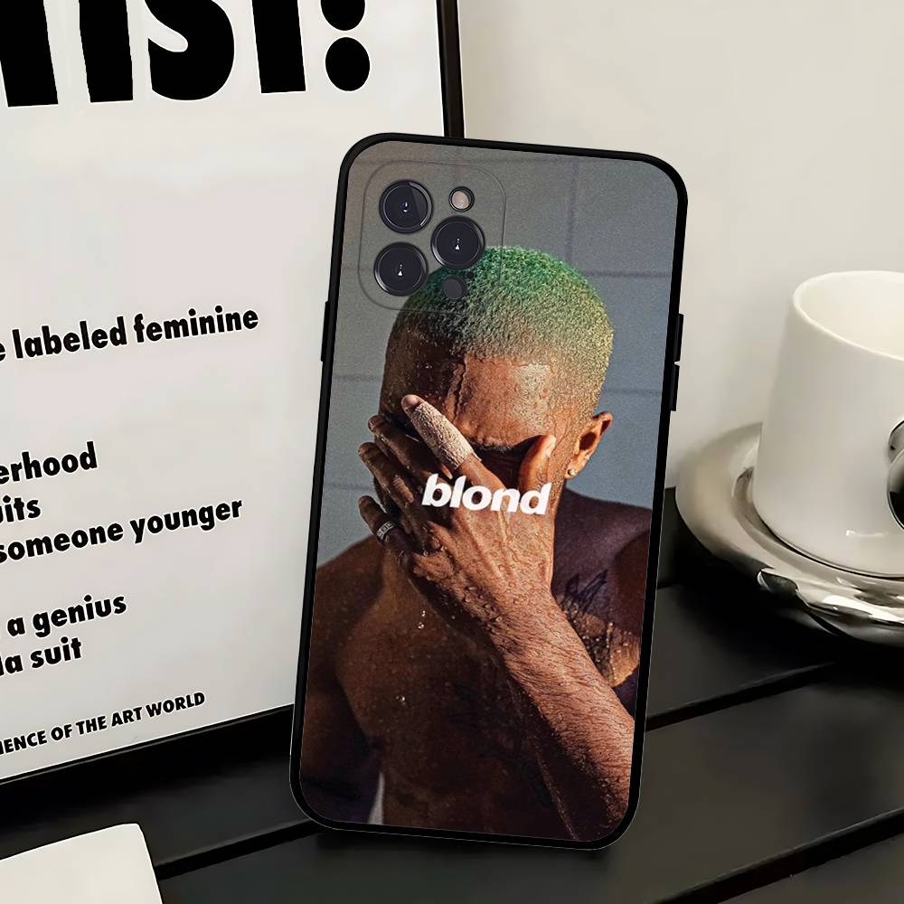 Singer Frank Blonde Oceans Hot Phone Case For iPhone 17 Air 16 15 14 Plus 13 12 Mini 11 Pro Max Black Cover
