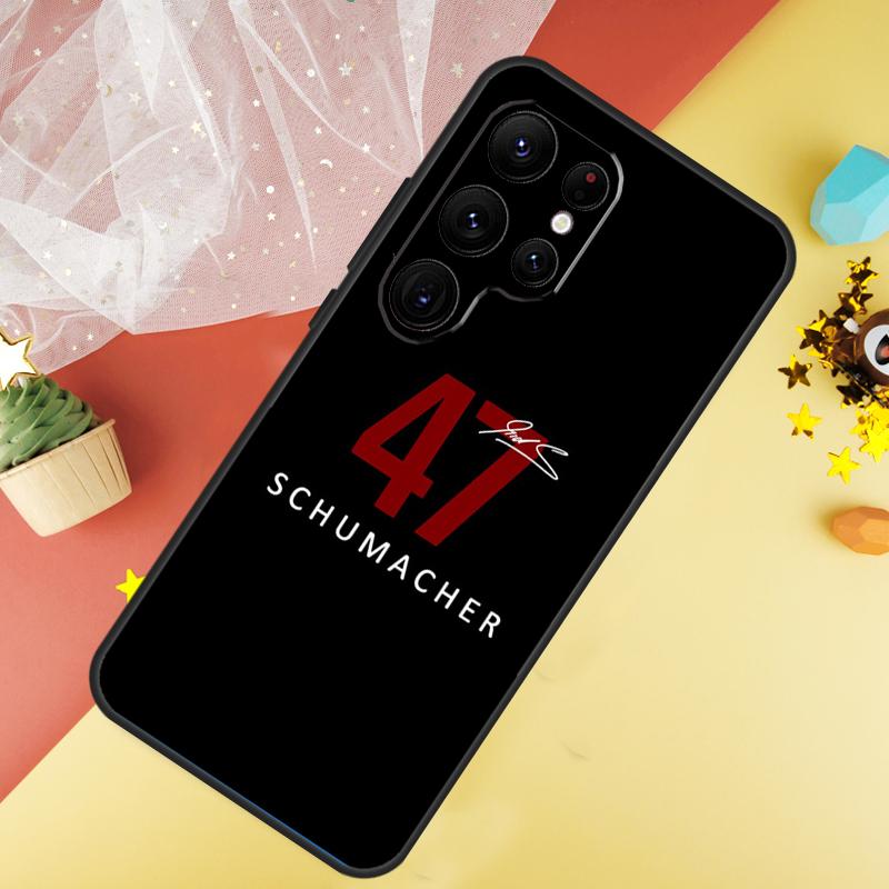 Schumacher Funda For Samsung Galaxy S24 Ultra S23 S22 Plus S21 S20 FE S8 S9 S10 Note 10 20 Ultra Case