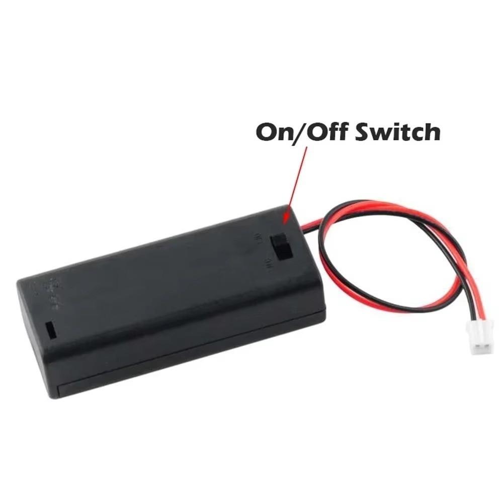 2 AAA Battery Battery Case 3V Battery Box Practical 2 AAA Battery Holder Battery