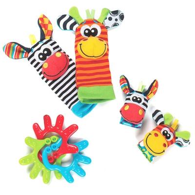 Playgro Handgelenk- und Knöchelrassel, 7-teiliges Geschenkset, koreanisches Kinderspielzeug