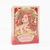 Romantic Lenormand Oracle Cards 37 Pcs Deck 10.2x7.2cm English Vision Art Nouveau Floral Motifs for Party Board Playing Games