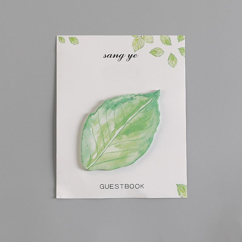 Creative Leaves Sticky Notes Student Message Notepad N Times Stickers Simulation Leaves Sticky Notes Notes