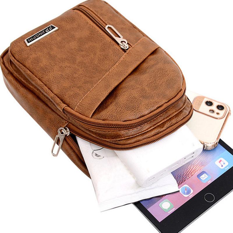 Fashion sports crossbody shoulder bag, large capacity men's chest bag, crossbody bag, small backpack