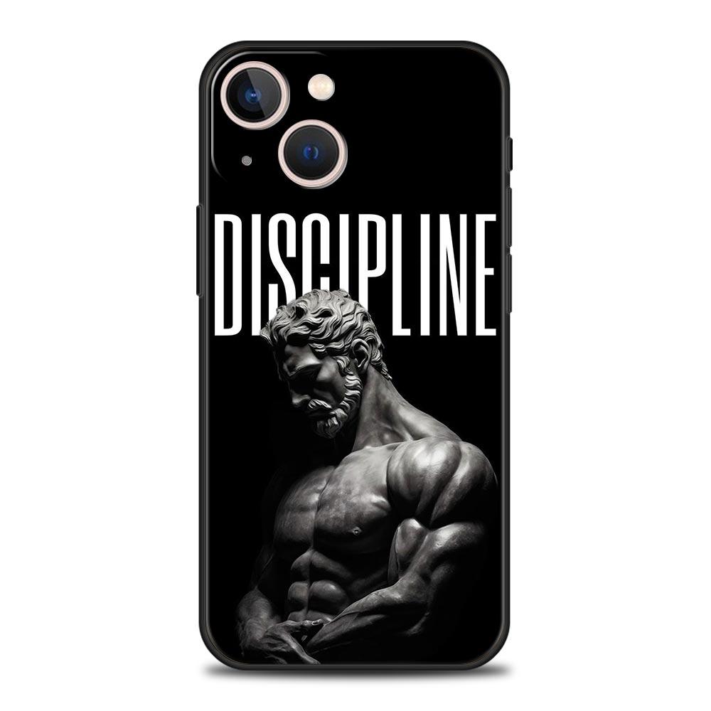 Gym Fitness Bodybuilding Phone Case For iPhone 17 16 15 Pro Max 11 12 13 14 7 8 Plus SE 2020 X XR XS Cover Soft Black