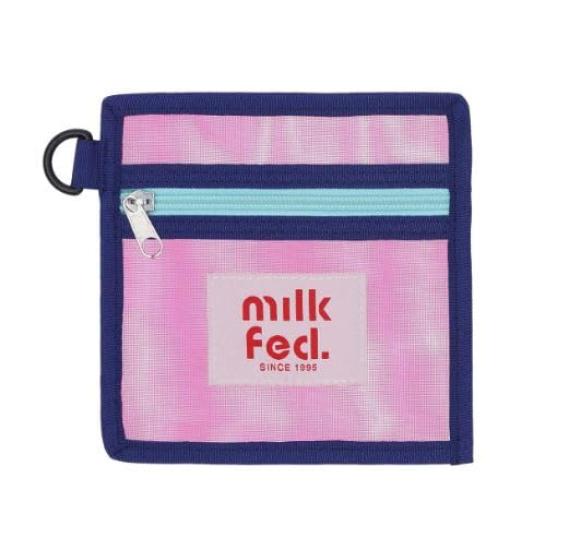 Milkfed РОЗОВЫЙ СЕТЧАТЫЙ КОШЕЛЕК