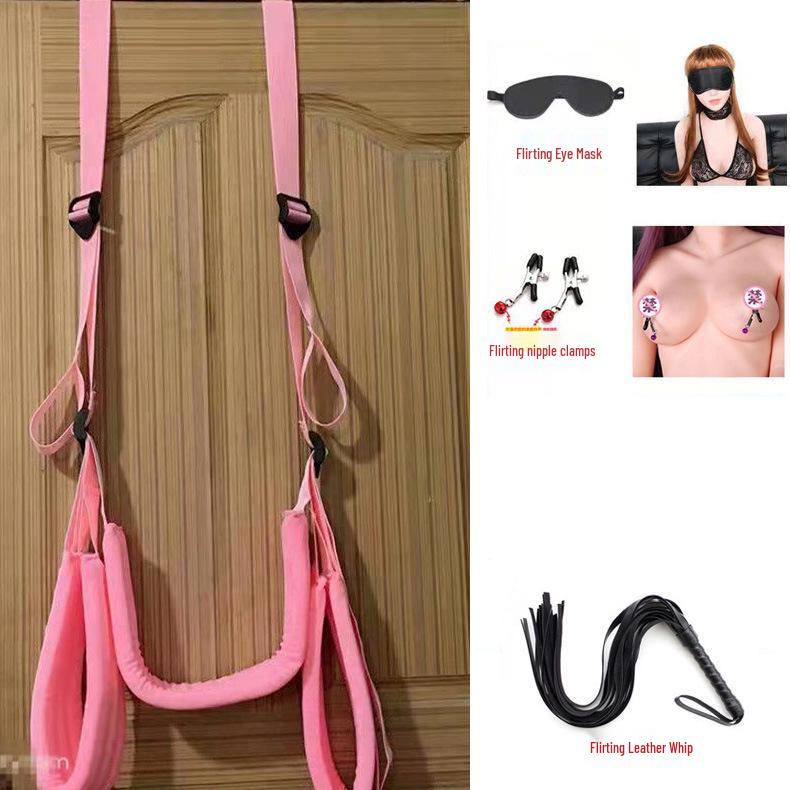 Leather Plush Door Cushion Swing - Adult Fun Alternative Toy