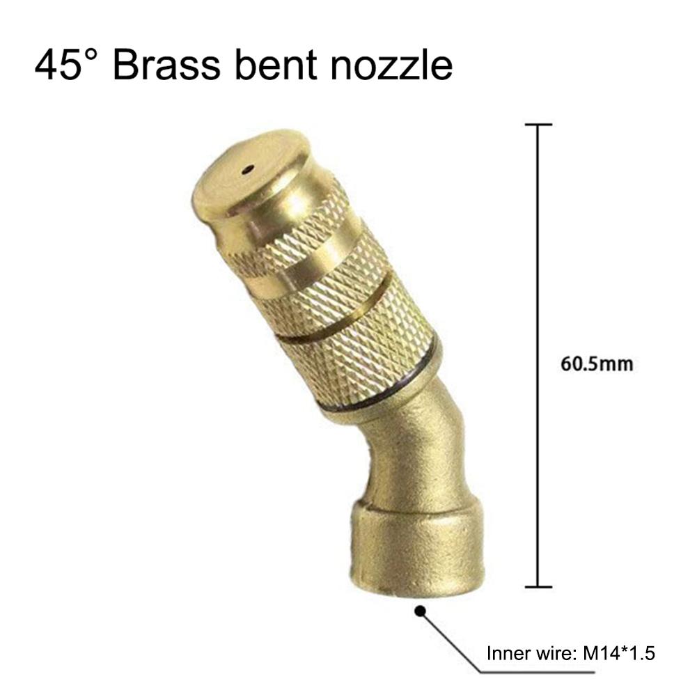 2 Pcs Adjustable Distance Brass Atomizer Nozzle Garden Electric Sprayer Nozzle Agricultural Spray Copper Nozzle Power Tool Parts