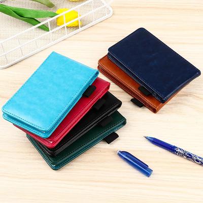 Leather Planner Business Mini Pocket Notebook Note Book Refills Memos Work Notepad