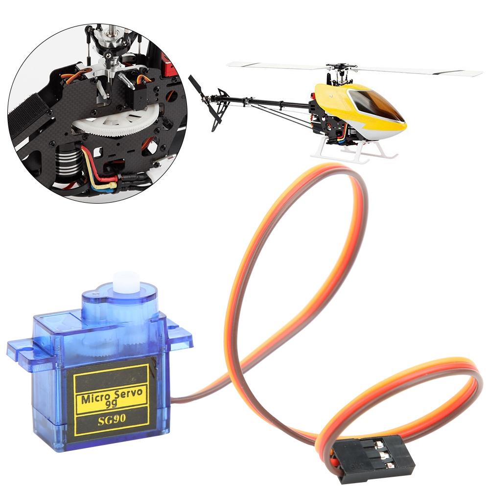 10Pcs SG90 9G Micro Servo Motor Accessory for 6CH RC Helicopter Airplane Controlsblue