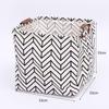 Large Waterproof Cotton Linen Storage Basket for Laundry and Toys