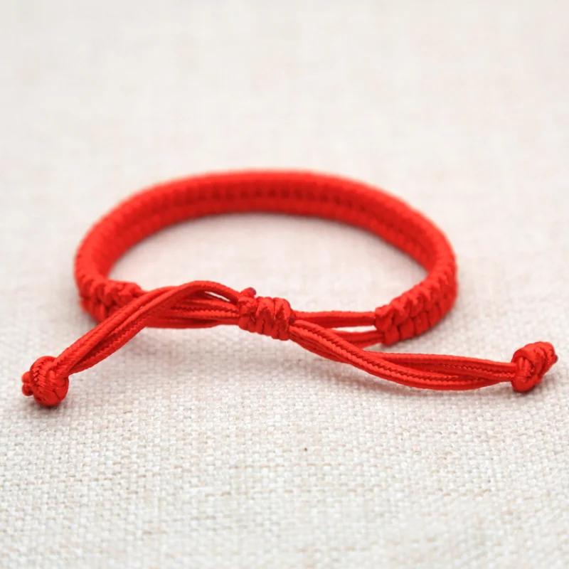 1/10pcs Tibetan Thread Buddhist Bracelet Bangles Adjustable For Women Handmade Knot Amulet Red Rope Lucky Bracelet Charm Jewelry