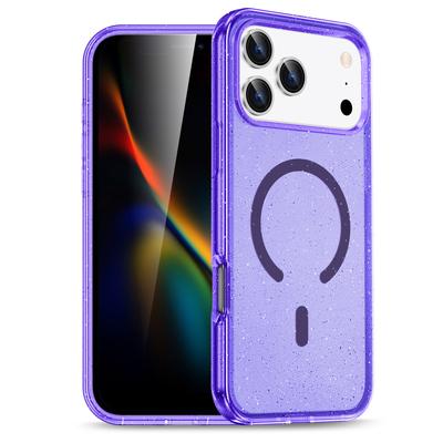 Błyszczący Półprzepuszczalny Magnetyczny Przyssawka do Etui na Telefon Komórkowy iPhone 17 dla Apple 16pro Odporny na Zarysowania i Utwardzony 15ins14 Odporny na Wstrząsy