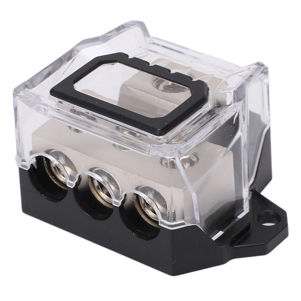Power Distribution Block 0 Gauge To 4 Gauge Ground Wire Splitter Audio Distributor for Cars Boats