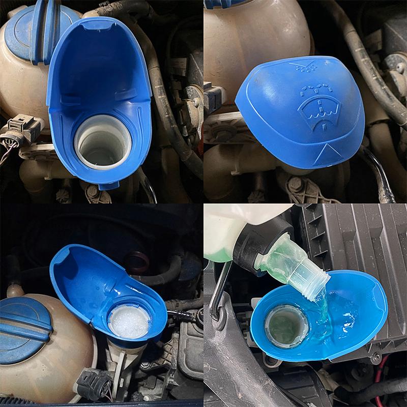 Car Windshield Washer Fluid Reservoir Tank Cover Cap For Skoda Car Wiper Washer Fluid Reservoir Tank Bottle Cap Lid Plastic