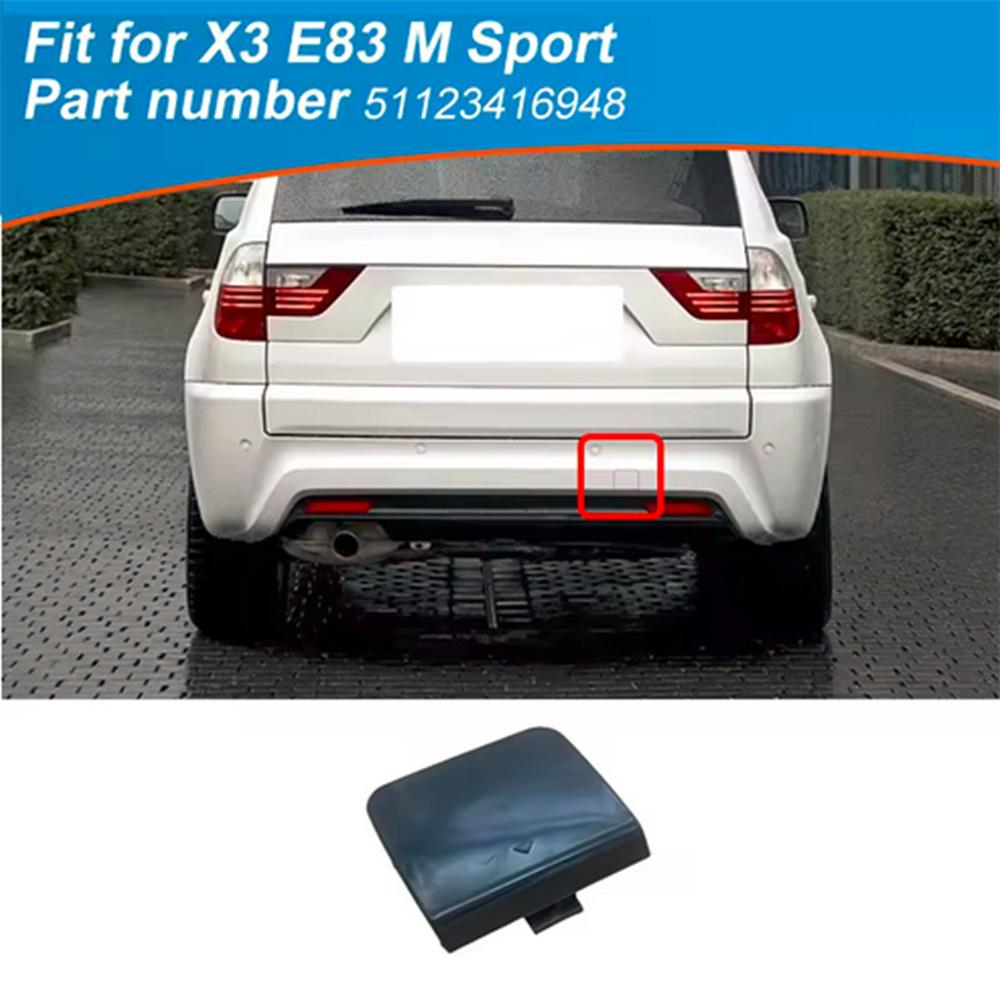 Rear Bumper Tow Hook Cover Cap 51123416948 Fit Bmw X3 E83 Lci M-Sport