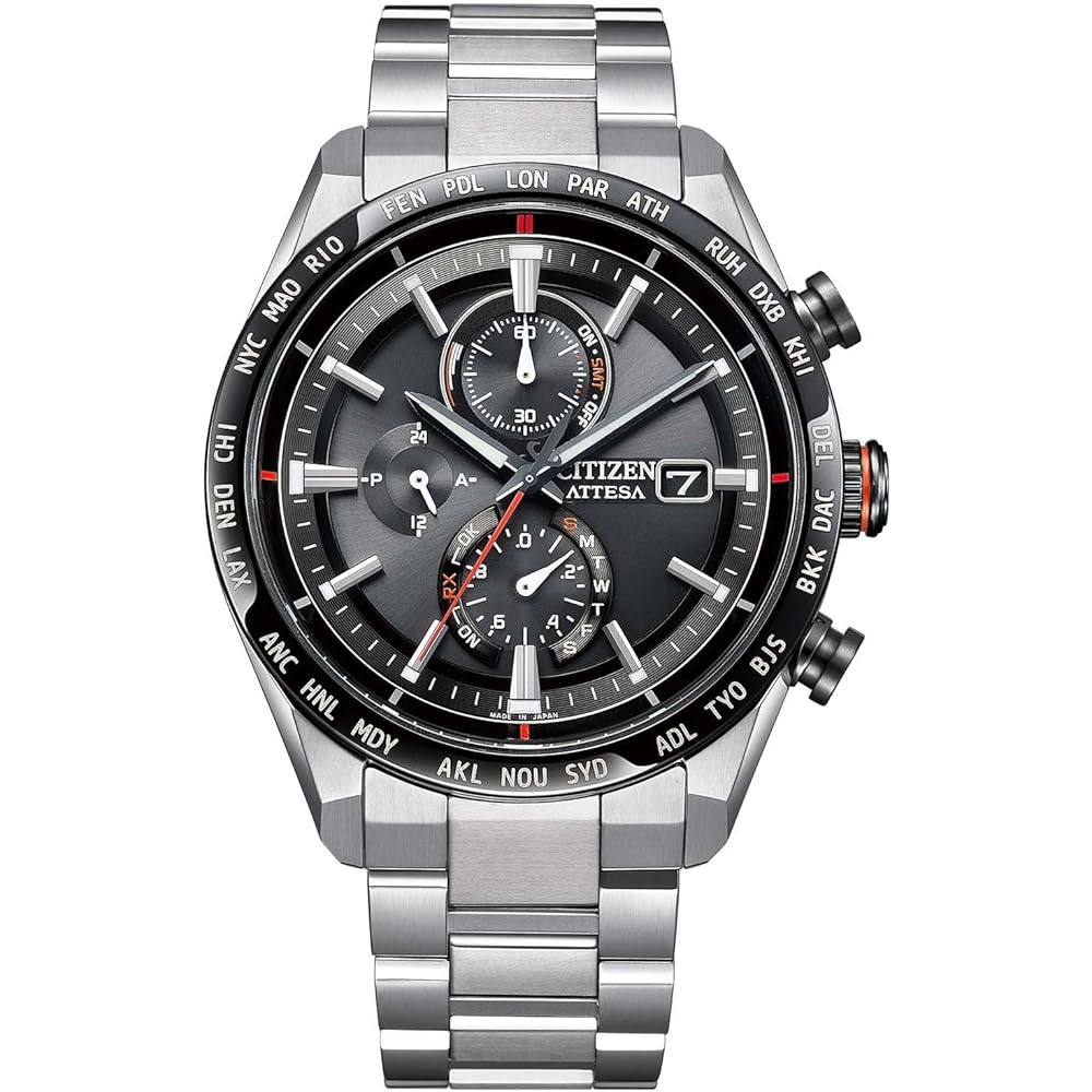 

[Citizen] ATTESA (Radio Controlled Watch/Waterproof/Lightweight) AT8189-61E Photoelectric Eco-Dri...